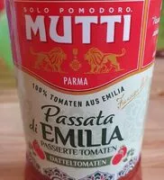 Mängden socker i Passat di Emilia, Tomatensauce