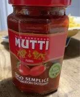 Mängden socker i Sugo semplice con pomodoro datterino