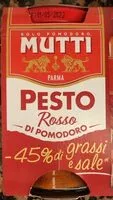 Mängden socker i Mutti pesto rosso