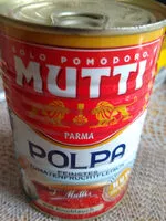 Mängden socker i Mutti Pulpa Tomatenfruchtfleisch mit Knobi