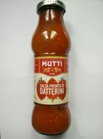 Mängden socker i Salsa pronta datterini gusto dolce