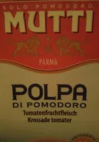 Mängden socker i Polpa di pomodoro