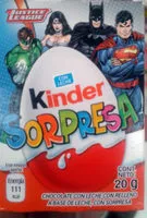 Mängden socker i Kinder Sorpresa