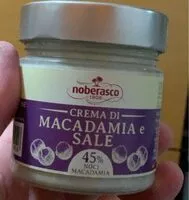 Mängden socker i Crema di macamadia e sale