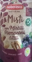 Mängden socker i Misti con mirtilli piemontesi