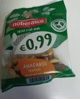 Mängden socker i Anacardi tostati