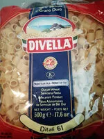 Mängden socker i Ditali 61