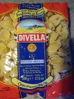 Mängden socker i Orecchiette /b