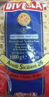 Mängden socker i Anelli Siciliani