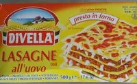 Mängden socker i Lasagne all’uovo
