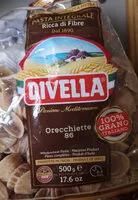 Mängden socker i Pasta integrale, orecchiette 86