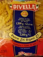 Mängden socker i penne ziti rigate 27