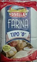 Mängden socker i Farina tipo "0"