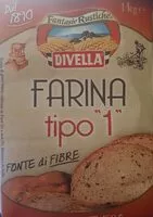 Mängden socker i Farina divella Tipo 1