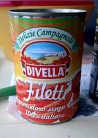 Mängden socker i Filetti