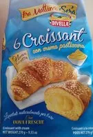 Mängden socker i Croissant con crema pasticcera