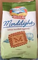 Mängden socker i Fantasie del mattino Mordilight biscotti senza zucchere