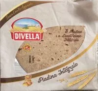 Mängden socker i Piadina integrale
