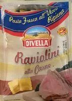 Mängden socker i raviolini alla carne