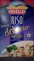 Mängden socker i Divella Arborio Rice