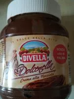 Mängden socker i Dolcenella crema alla nocciola