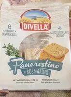 Mängden socker i Pancrostino al rosmarino