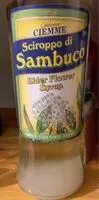 Mängden socker i Sciroppo di sambuco