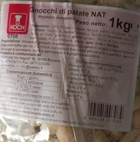 Mängden socker i Gnocchi di patate