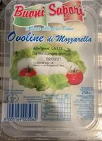 Mängden socker i Oviline di mozzarella