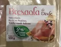 Mängden socker i Bresaola de dinde