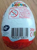 Mängden socker i Kinder surprise