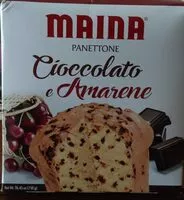 Mängden socker i Panettone cioccolato e amarene