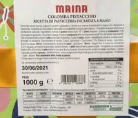 Mängden socker i colomba pistacchio