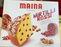 Mängden socker i Colomba mirtilli rossi