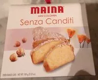 Mängden socker i Mini Colomba Senza Canditi