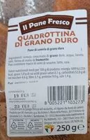 Mängden socker i Quadrottina di grano duro