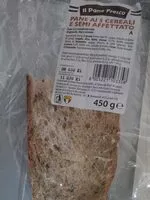 Mängden socker i Pane ai 5 cereali e semi affettato