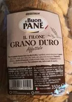 Mängden socker i Filone di grano duro