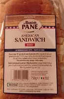 Mängden socker i American Sandwich bianco