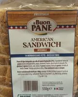 Mängden socker i American sandwich integrale