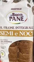 Mängden socker i Filone integrale semi e noci