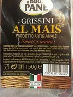 Mängden socker i I grissini al mais 