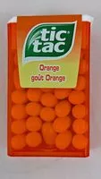 Mängden socker i Tic Tac orange