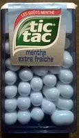 Mängden socker i Tic Tac Menthe Extra Fraîche