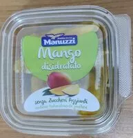 Mängden socker i Mango disidratato