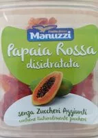 Mängden socker i Papaia Disidratata