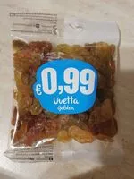 Mängden socker i Uva essiccata golden