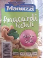 Mängden socker i Anacardi tostati