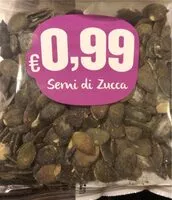 Mängden socker i Semi di zucca