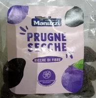 Mängden socker i Prugne secche